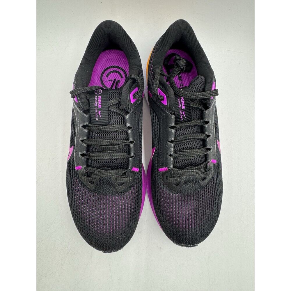 NEW Nike AIR ZOOM PEGASUS 40 Women's Athletic Sneaker Black US Size 8 NIB - Picture 6 of 11